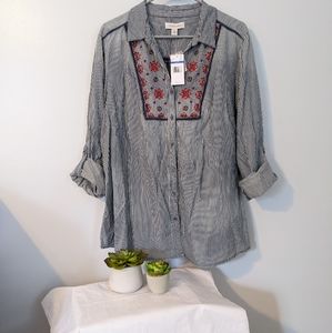 Vintage America Julip Embroidered Blouse